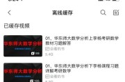 B站视频缓存到本地的方法是什么？操作步骤详细解析？