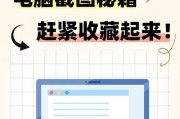 电脑自带截屏功能如何使用？遇到问题怎么办？