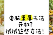 电脑黑屏时软件无响应应采取哪些措施？