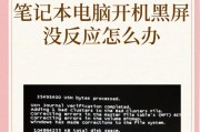电脑重启后黑屏的原因是什么？如何解决？