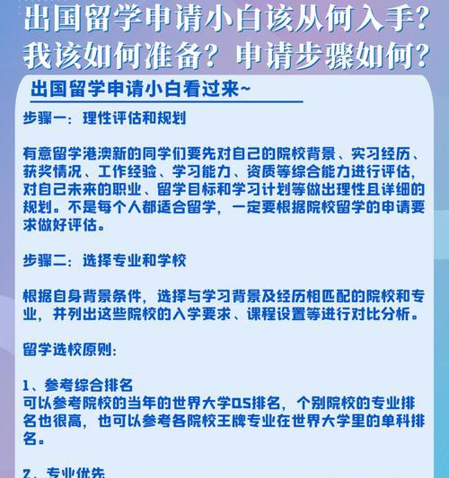 出国留学流程是怎样的？需要哪些步骤和准备？