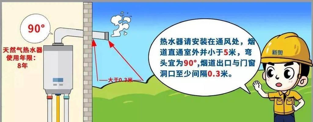 燃气热水器排烟管道的正确安装方法？