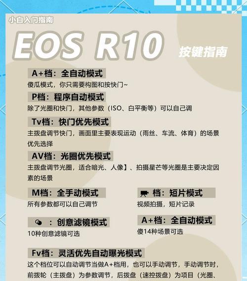 佳能r10相机声音调节方法？如何设置最佳音效？